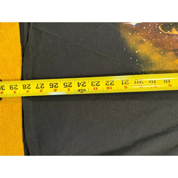 Native American Indian Space Galaxy Print Black Tee - Picture 7 of 7